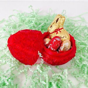 Rose-Covered Easter Eggs – Handcrafted Party Favors, Spring Decor, Wedding Gifts